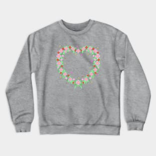 Heart flowers Crewneck Sweatshirt